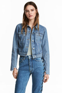 Короткая джинсовая куртка H&M