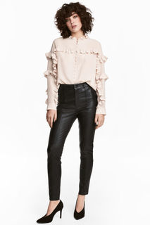 Кожаные брюки H&M
