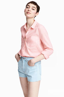 Хлопковая рубашка H&M