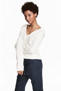 Худи с треугольным вырезом H&M