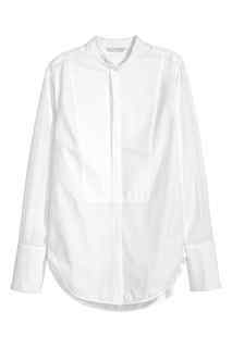 Рубашка из текстурного хлопка H&M