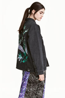 Джинсовая куртка оверсайз H&M