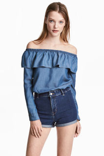 Блузка с открытыми плечами H&M