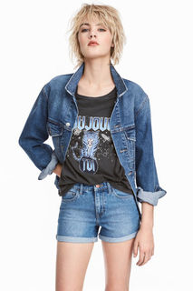 Джинсовые шорты  H&M