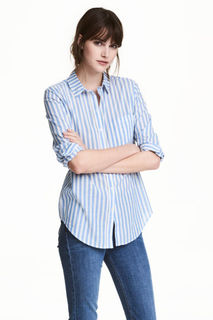 Хлопковая рубашка H&M