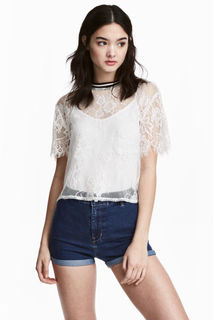 Кружевной топ H&M