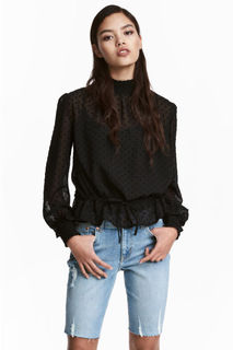 Блузка из ткани с текстурой H&M