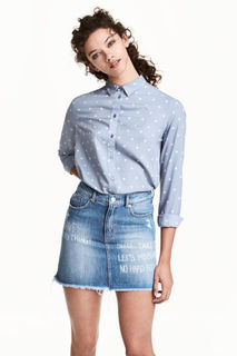 Короткая джинсовая юбка H&M
