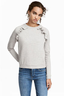 Свитшот с оборками H&M