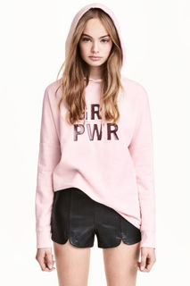 Шорты из искусственной кожи H&M