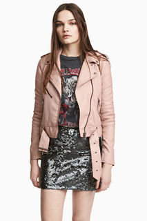 Короткая юбка с пайетками H&M