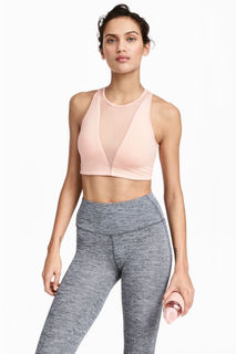 Короткая майка для йоги H&M