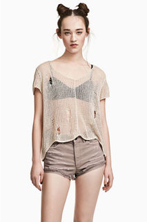 Вязаный топ H&M