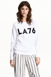Свитшот с принтом H&M