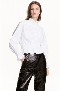Блузка из хлопка пима H&M