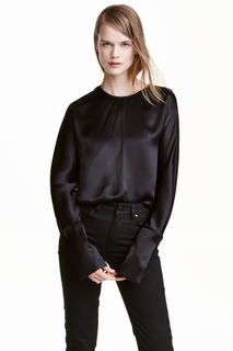 Шелковая блузка H&M