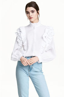 Блузка с оборками H&M