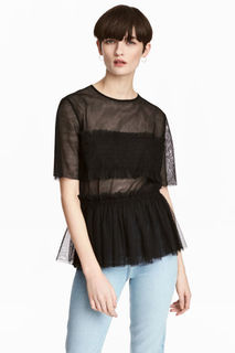 Топ из тюля H&M