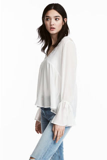 Блузка с треугольным вырезом H&M