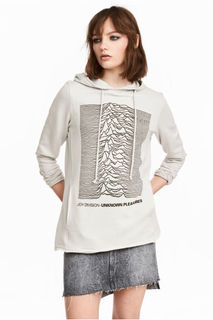 Худи с принтом H&M