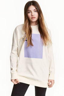 Свитшот с принтом H&M