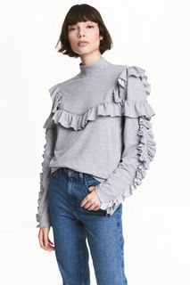 Джемпер с оборками H&M