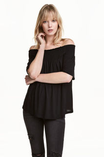Топ с открытыми плечами H&M