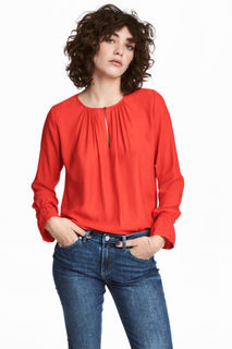 Блузка с длинным рукавом H&M