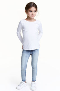 Легинсы из денима суперстретч H&M