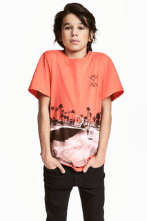 Футболка с принтом H&M
