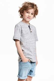 Футболка с застежкой H&M