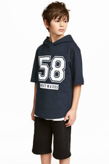 Футболка с капюшоном H&M