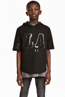 Футболка с капюшоном H&M