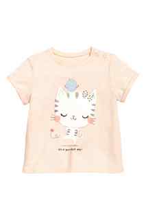 Топ с принтом H&M