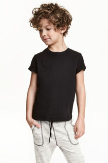 Хлопковая футболка H&M