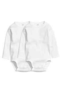 2 боди с длинным рукавом H&M