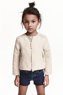Куртка из искусственной замши H&M