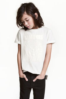Футболка с принтом H&M