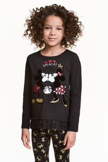 Футболка с длинным рукавом H&M