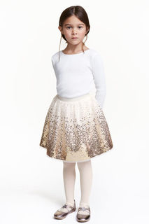 Тюлевая юбка с пайетками H&M