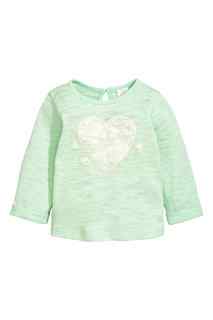 Футболка с длинным рукавом H&M