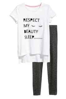 Трикотажная пижама H&M