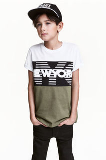 Футболка с принтом H&M