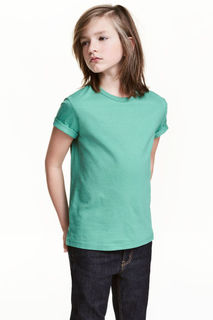 Хлопковая футболка H&M