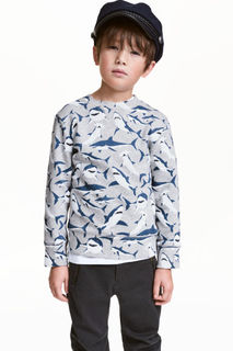 Свитшот с принтом H&M