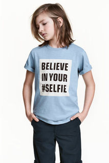 Футболка с принтом H&M