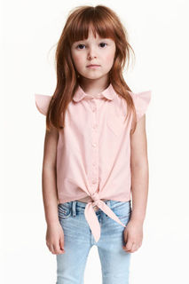 Блузка с рукавами-оборками H&M