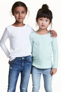 2 футболки с длинным рукавом H&M