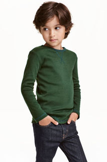 Футболка с длинным рукавом H&M