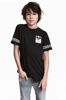 Футболка с принтом H&M